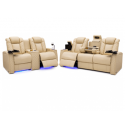 Seatcraft Palladius Sofa & Loveseat Top Grain Leather 7000, 8+ Colors, Powered Headrest & Lumbar, Power Recline