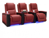 Seatcraft Maxim Two-Tone 3 Materials, 15+ Colors, Powered Lumbar & Headrest, Power Recline, Straight Rows