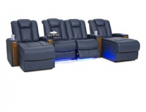Seatcraft Monaco Chaise 4 Materials, 15+ Colors, Powered Headrest, Power Recline, Straight Rows