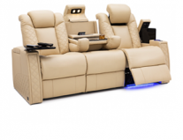 Seatcraft Palladius Sofa 2 Materials, 15+ Colors, Powered Headrest & Lumbar, Power Recline