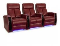 Seatcraft Seville Leather Gel, Powered by SoundShaker, Power Recline, Black, Brown, Gray, or Red