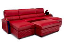 Seatcraft Your Choice Solarium Media Lounge Sofa 3 Materials, 15+ Colors, Power Chaiseloungers