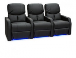 Seatcraft 12006 Leather Gel, Power or Manual Recline, Black