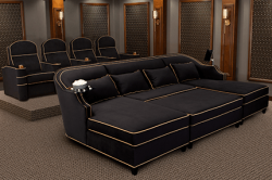 Cavallo Symphony Seating and Chorus Lounge Sofa Luxury Home Theater Package