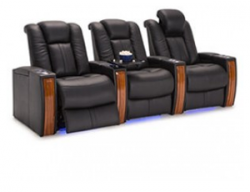 Seatcraft Monaco Top Grain Leather 7000, Powered Headrest, Power Recline, Black or Brown