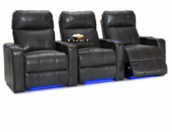 Seatcraft Monterey Top Grain Leather 7000, Powered Headrest, Power Recline, Black, Brown, or Gray