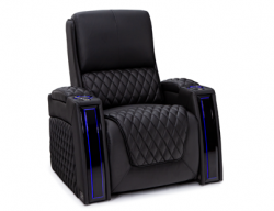 Seatcraft Apex Top Grain Leather 7000, Powered Headrest & Lumbar, Power Recline, Black, Brown, or Red, Single Recliner