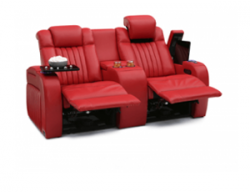 Seatcraft Spire Loveseat Top Grain Leather 7000, 8+ Colors, Powered Headrest & Lumbar, Power Recline