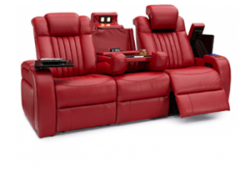 Seatcraft Spire Sofa Top Grain Leather 7000, 8+ Colors, Powered Headrest & Lumbar, Power Recline