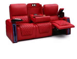 Seatcraft Marathon Sofa 3 Materials, 15+ Colors, Powered Headrest & Lumbar, Power Recline