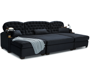 Cavallo Monarch Lounge (By Seatcraft) Media Lounge Sofa, Fabric