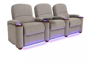 Seatcraft Monroe 4 Materials, 15+ Colors, Power or Manual Recline, Straight or Curved Rows