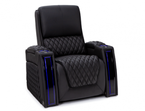 Seatcraft Apex Top Grain Leather 7000, Powered Headrest & Lumbar, Power Recline, Black, Brown, or Red, Single Recliner