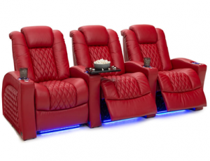 Seatcraft Stanza Top Grain Leather 7000, 8+ Colors, Powered Headrest, Power Recline, Straight or Curved Rows