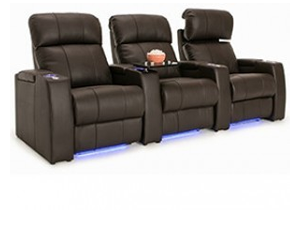 Seatcraft Sonoma Top Grain Leather 7000, 8+ Colors, Powered Headrest, Power Recline, Straight or Curved Rows