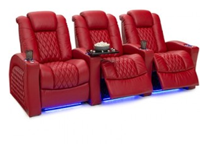 Seatcraft Stanza Top Grain Leather 7000, 8+ Colors, Powered Headrest, Power Recline, Straight or Curved Rows