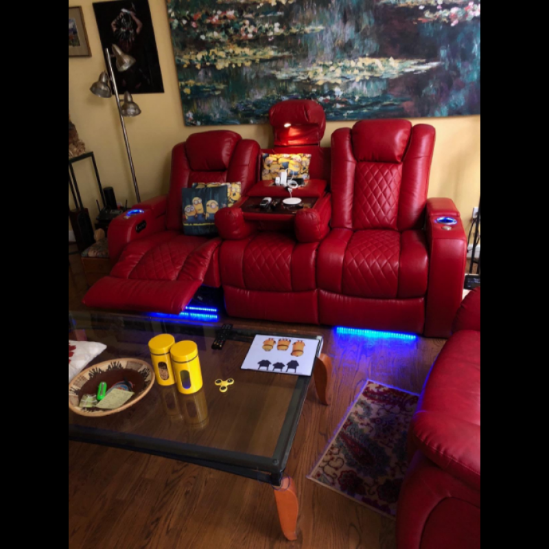 Seatcraft Anthem Home Theater Sectional 4Seating