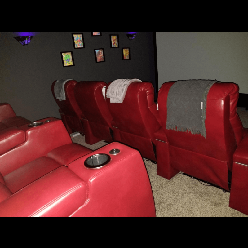 Seatcraft Seville Black Home Theater Seats 4seating