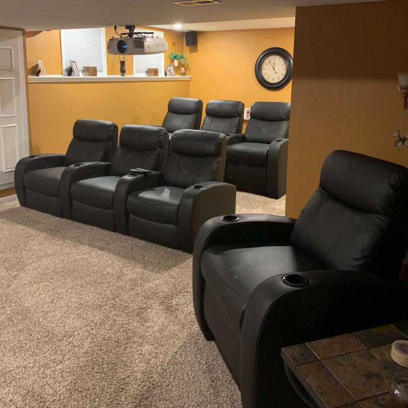 Seatcraft Rialto BACKROW Theater Seating® Home Movie Theater Seats