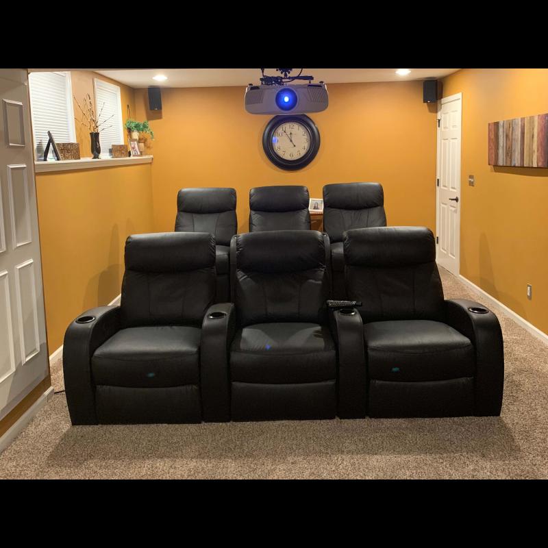 Seatcraft Rialto BACKROW Theater Seating® Home Movie Theater Seats
