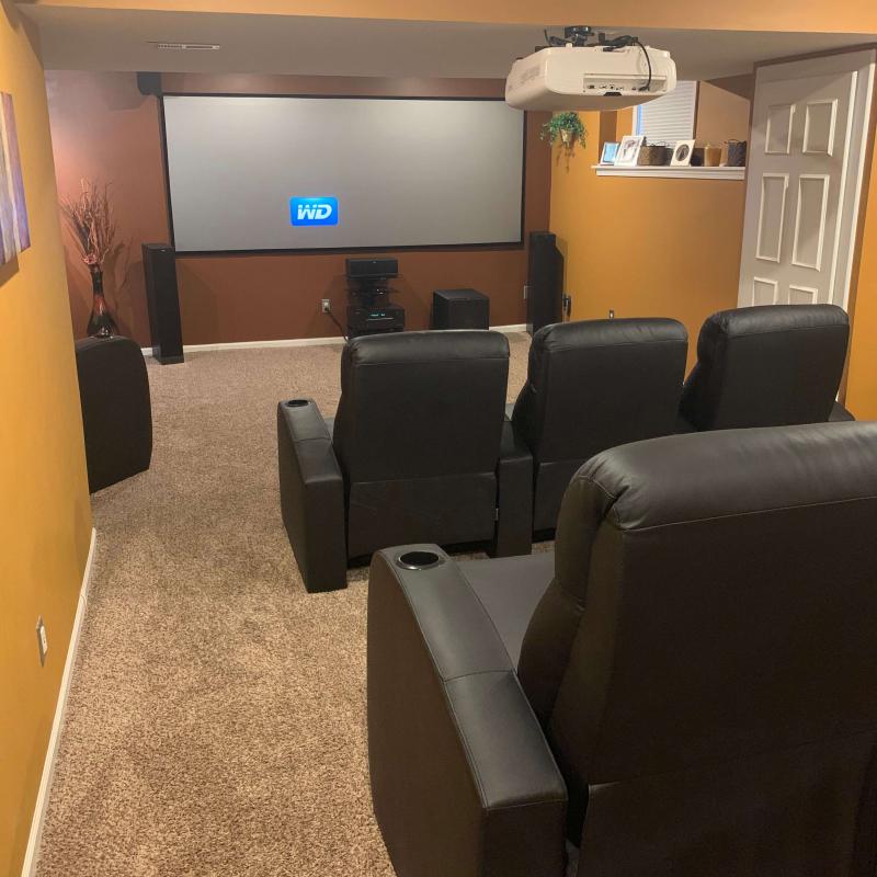 Seatcraft Rialto BACKROW Theater Seating® Home Movie Theater Seats