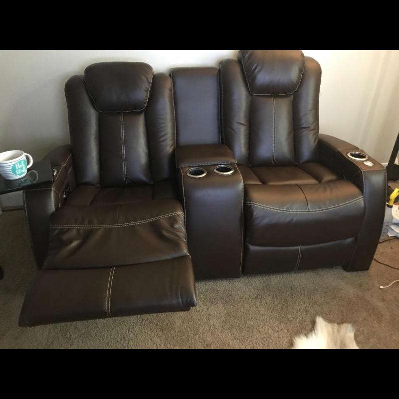 Seatcraft Omega Home Theater Loveseat Multimedia Sofas