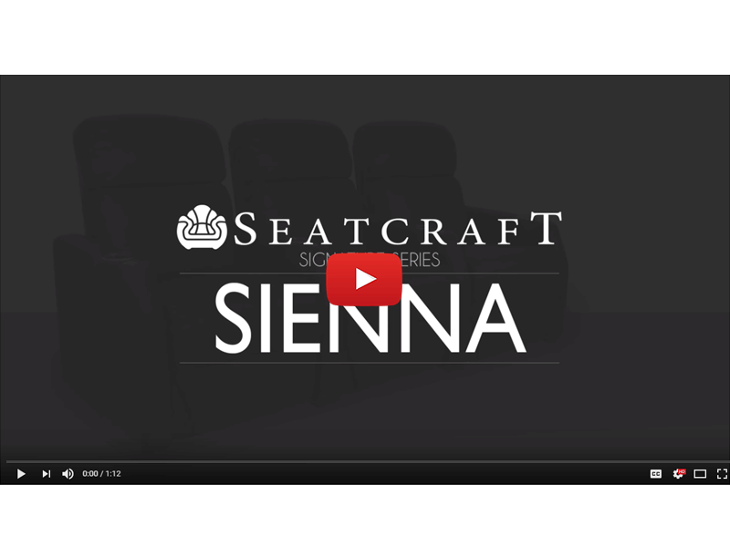 seatcraft sienna home theater seating black genuine bonded leather